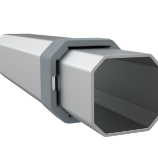 An aluminum tent leg. 