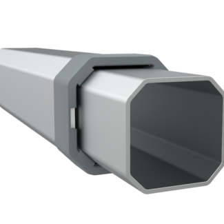 An aluminum tent leg. 