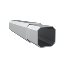 An aluminum tent leg. 