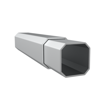 An aluminum tent leg. 