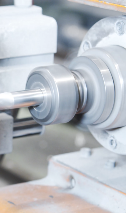 A tent frame is being manufactured at our in-house manufacturing facility in Italy. 