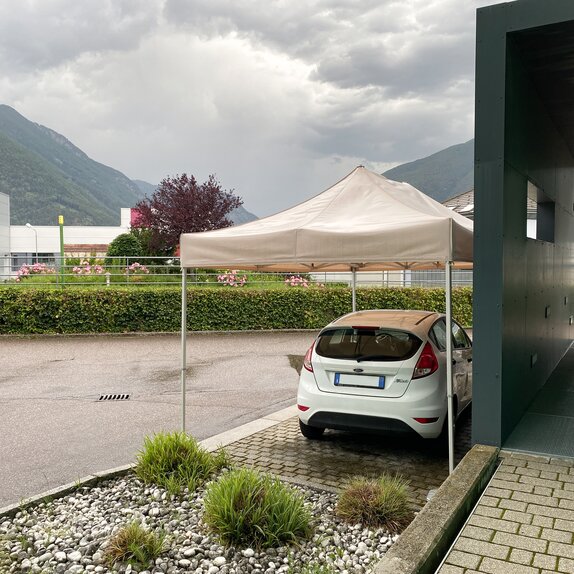 Gazebo per auto Mastertent 4,5x3 m beige