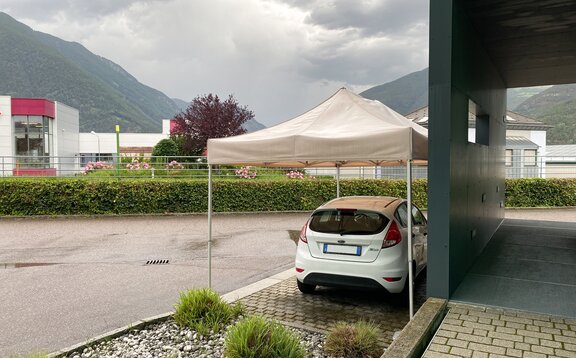 Gazebo per auto Mastertent 4,5x3 m beige