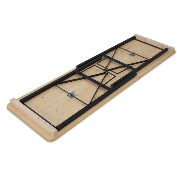The closed foldable bar table StandUp - the base frame is closed. 