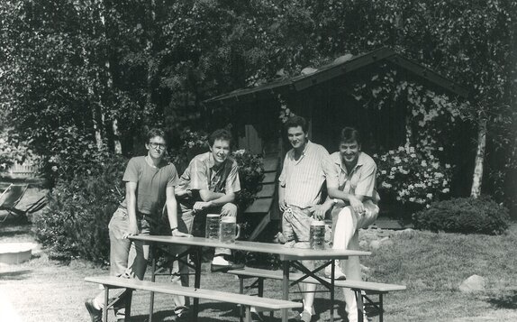 First edition of the beer table set 1986