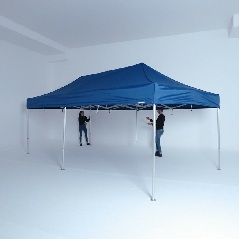 Faltpavillon 6x3 m - 100% wasserdicht & stabil | Mastertent®
