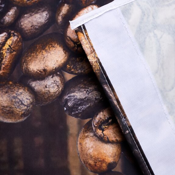 High quality sublimation photo printing on gazebo fabric - coffee bean texture