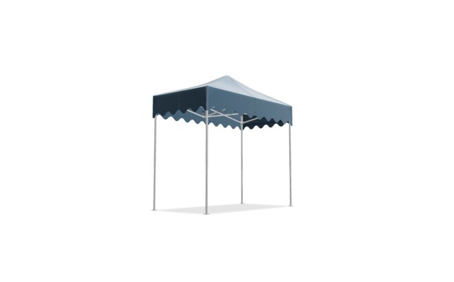 Gazebo 1,5x3 m with blue roof from MASTERTENT 