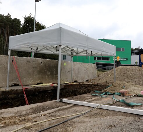 White gazebo 3x2 m for building and construction