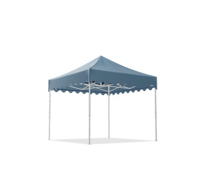 Gazebo 3x3 m with a scalloped valance