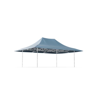 Gazebo 4,5x3 m with blue roof and awning from MASTERTENT 