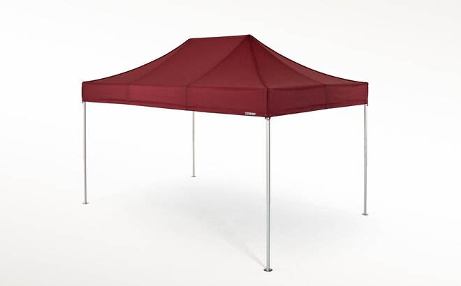 Gazebo 4.5x3 m in red out of series 2 from Mastertent.