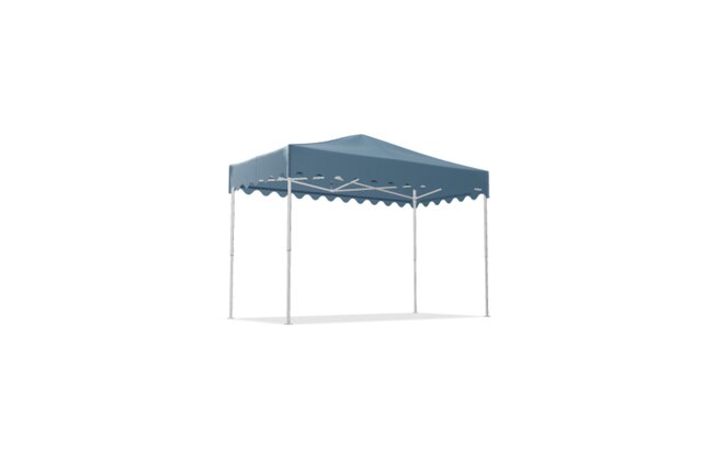 Gazebo 4x2 m with blue roof from MASTERTENT 