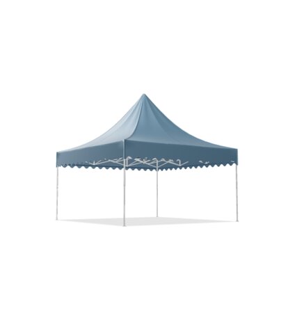 Faltpavillon 5x5 m mit blauem Dach von MASTERTENT