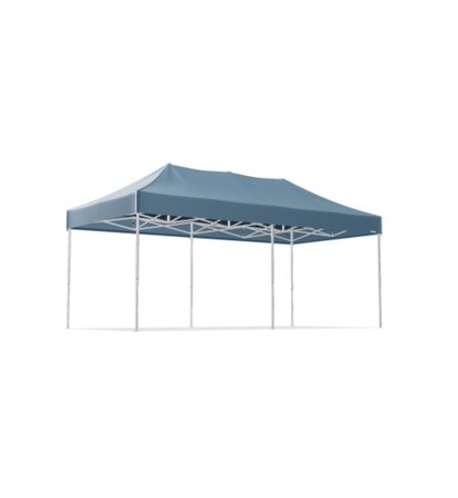 Faltpavillon 6x3 m mit blauem Dach von MASTERTENT