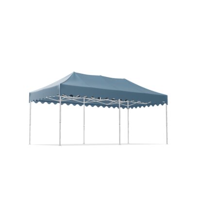 Gazebo pieghevole 6x3 m con tetto blu MASTERTENT