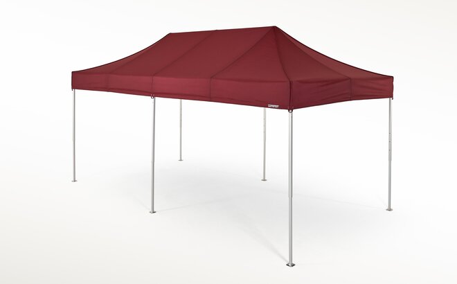 Gazebo 6x3 m in red out of series 2 from Mastertent.