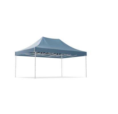 Gazebo pieghevole 6x4 m con tetto blu MASTERTENT