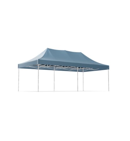 Gazebo pieghevole 8x4 m con tetto blu MASTERTENT