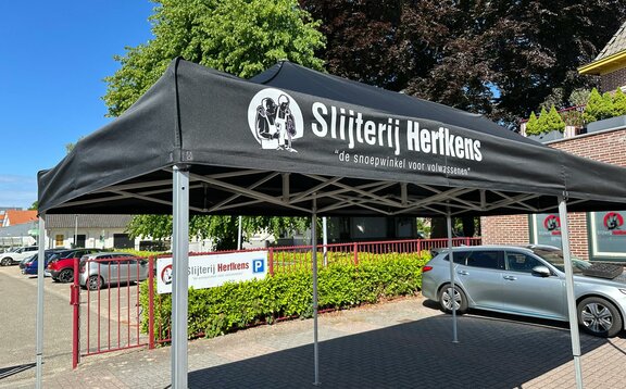 Tenda dobrável preta 6x3 m Slijterij Herfkens – Mastertent