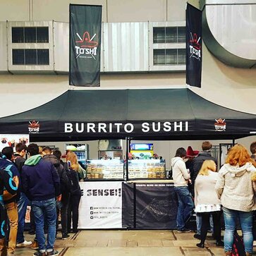 Faltpavillon 6x3 Burrito Sushi
