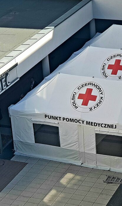 Gazebo 6x3 Polski Czerwony Krzyz 