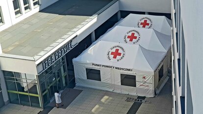 Gazebo 6x3 Polski Czerwony Krzyz 