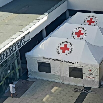 Barnum pliant 6x3 Polski Czerwony Krzyz 