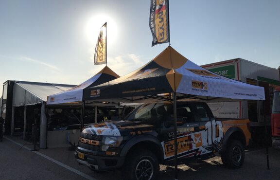 Gazebo 4x4 m for automotive