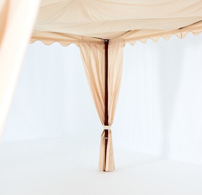 Gazebo pieghevole ecru con cielo - Kit Royal.