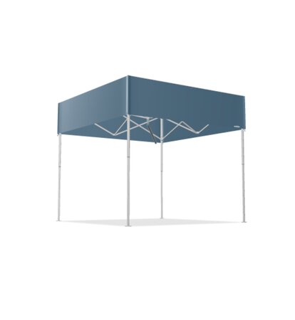 10x10ft Canopy Tent with Flat Roof: The Square | Mastertent