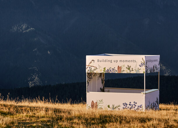 Folding gazebo 3x3 m white with custom print and flat roof Square