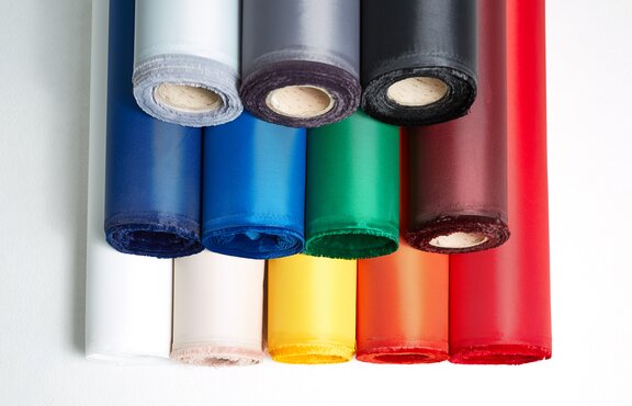 Stofffarben Faltzelte