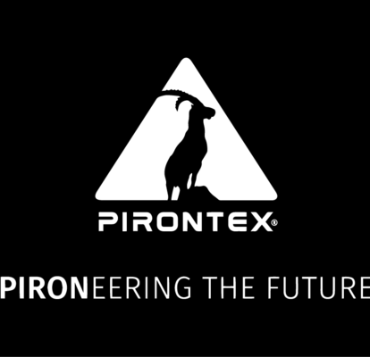 Logo and caption of Pirontex - the premium fabric of Mastertent 