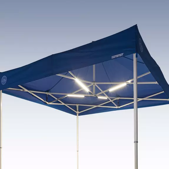 ▻ Faltpavillon 3x3 m wasserdicht & feuerhemmend | Mastertent® Mastertent Zelt 6x3m, Dachplane Grau, 3x Seitenwand grau